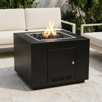 The Outdoor Plus 36" Forma Fire Pit — Powder Coat — patio view