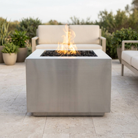 The Outdoor Plus 36" Forma Fire Pit — Stainless Steel — alternate view