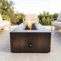 The Outdoor Plus 60" Regal Fire Pit — Hammered Copper — alternate view