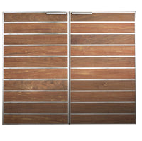 Summerset Madera 40" Full-Height Vertical Dry Storage Pantry - Stainless Steel & Teak