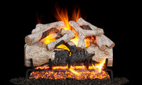 30" Charred Burnt Aspen Vented Gas Log Set | Real Fyre