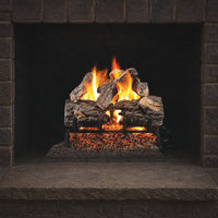 16" Charred Oak ANSI Vented Gas Log Set | Real Fyre