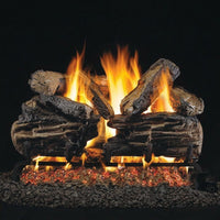 30-inch Charred Split ANSI Vented Gas Log Set by Real Fyre