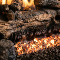 30" Evening Fyre Split See-Through Ventless Gas Logs-16 A | Real Fyre