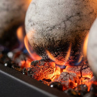 18" Peterson Carrera Marble Fireball Ventless Gas Logs | Real Fyre