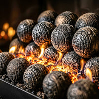 18" Peterson Gray Stone Fireball Ventless Gas Logs | Real Fyre