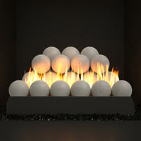 24-inch Peterson Gray Stone Fireball Ventless Gas Logs by Real Fyre