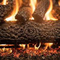 30" Post Oak Outdoor Vented Gas Log Set | Real Fyre