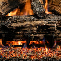 30" Split Oak Outdoor Vented Gas Log Set | Real Fyre