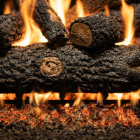 18" Woodland Oak Vented Gas Log Set | Real Fyre
