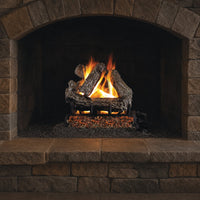18" Rustic Oak ANSI Vented Gas Log Set | Real Fyre
