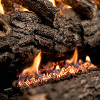 24" Peterson Golden Oak Designer Refractory Ventless Gas Logs | Real Fyre