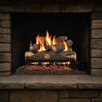 20" Woodland Oak Vented Gas Log Set | Real Fyre