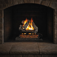 24" Rustic Oak ANSI Vented Gas Log Set | Real Fyre