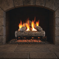 42" Golden Oak Vented Gas Log Set | Real Fyre