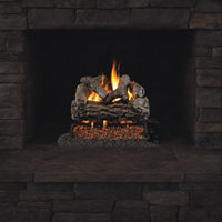 42" Golden Oak Vented Gas Log Set | Real Fyre