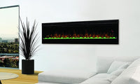 Prism Linear 74" Electric Fireplace - Acrylic Ice - Model BLF7451