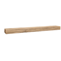 Smokehouse Non-Combustible Concrete Mantel Shelf Pale Honey Finish