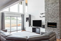 Prism Linear 34" Electric Fireplace - Acrylic Ice - Model BLF3451