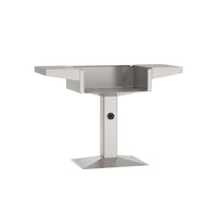 American Outdoor Grill 24-Inch T-Series 2-Burner Natural Gas Grill on In-Ground Post with Rotisserie & Back Burner