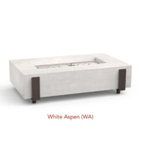 American Fyre Designs Iron Saddle 60" Rectangular GFRC Gas Fire Table
