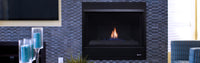 Superior DRC2033 contemporary direct-vent gas fireplace lifestyle room scene hero banner