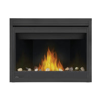 Napoleon Ascent 46 direct vent gas fireplace product shot with shore fire kit