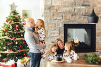 Napoleon Ascent Multi-View BHD4ST see-through gas fireplace installation lifestyle shot