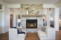 Napoleon Ascent X 42 gas fireplace lifestyle shot