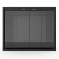 Stiletto Cutback Ultra Thin Fireplace Glass Doors | Modern & Elegant Design | Custom