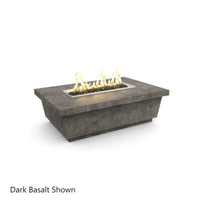 Contempo 52" Rectangle Concrete Fire Pit Table | American Fyre Designs — view 3