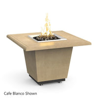 Cosmopolitan 36" Square Concrete Fire Pit Table | AFD — view 2