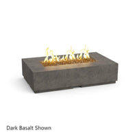 Legend 60" Rectangle Concrete Fire Pit Table | American Fyre Designs — view 3