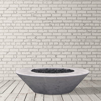 Embarcadero 60 60" Round Concrete Fire Pit Table | Prism Hardscapes — view 5