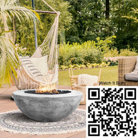 Moderno V Round Concrete Fire Pit Table | Prism Hardscapes — view 4