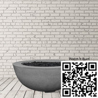Moderno VIII Round Concrete Fire Pit Table | Prism Hardscapes — view 2