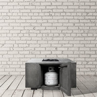 Porto 58 58" Rectangle Concrete Fire Pit Table | Prism Hardscapes — view 2