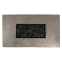 Tavola IV 38" Rectangle Concrete Fire Pit Table | Prism Hardscapes — view 6