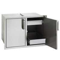Fire Magic Premium Flush Mount Double Doors with Two Dual Drawers - 53930SC-22