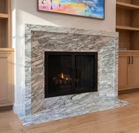 Carolina Fireplace Doors / Opening 37 7/8 W x 26 1/4” / Classic Bronze / 4 Sided Overlap 1 1/2” / Mesh Cabinet Doors