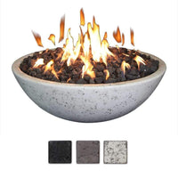 Grand Canyon 39" x 13" Round Fire Bowl with 30" Ring Burner