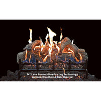 Grand Canyon 24" Lava Front View Vented Gas Burner — Propane, Variable Electronic Ignition