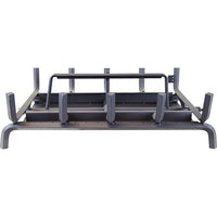 Grand Canyon 72-inch Jumbo see-through indoor vented gas burner with stainless steel chassis and three-zone flame architecture