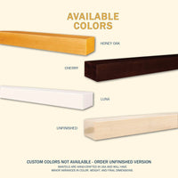 Classic Wood Mantel Shelf Kit Cherry