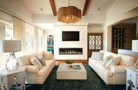 Napoleon Vector 62 linear gas fireplace lifestyle shot