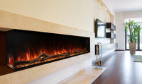 Modern Flames Landscape Pro Multi 120" Three-Sided Built-In Electric Fireplace - Model LPM-12016