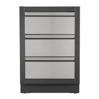 Napoleon OASIS 100 Outdoor Kitchen Island Bundle with Built-In 500 Series 32" Gas Grill - Stainless Steel