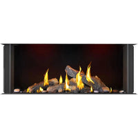 Napoleon Tall Bay Luxuria 50" 3-Sided Direct Vent Gas Fireplace - Model TLVX50LBN