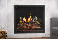 Napoleon Elevation X 36 LCD built-in electric fireplace with realistic flame and built-in speakers