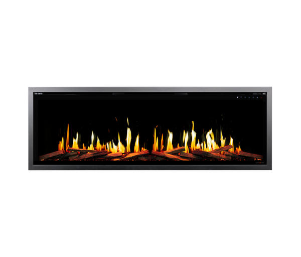 Modern Flames Orion V2 Slim 76" HelioVision Single-Sided Electric Fireplace - Model OR76-SLIM-V2